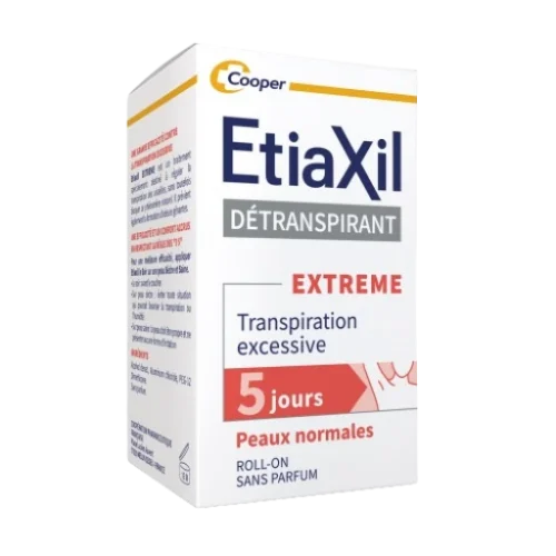ETIAXIL - Détranspirant Aisselles - Peaux Normales, 15 ml