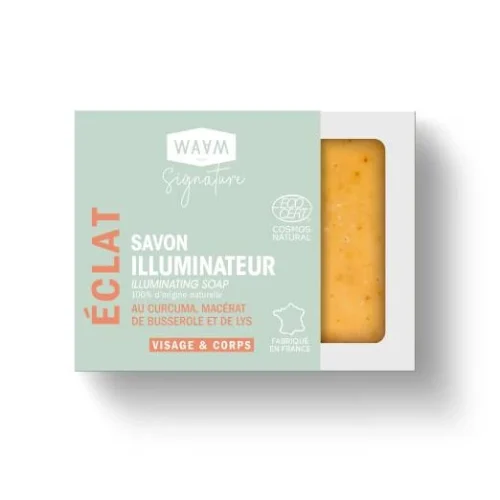 WAAM - Savon Illuminateur au Curcuma, 80g