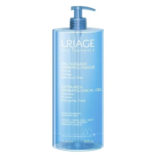 URIAGE - Gel Douche Surgras Visage & Corps, 1L