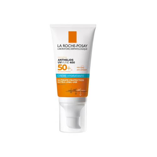 LA ROCHE-POSAY - Anthelios - Crème Solaire  Hydratante SPF50+ Sans Parfum, 50ml