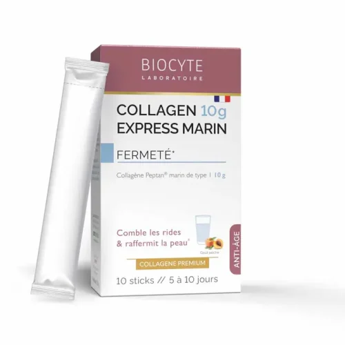 BIOCYTE - Collagène Express Marin Premium Anti Âge 10g, 10 sticks