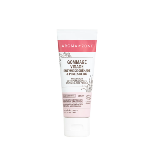 AROMAZONE - Gommage Visage Enzyme de Grenade & Perles de Riz, 50g