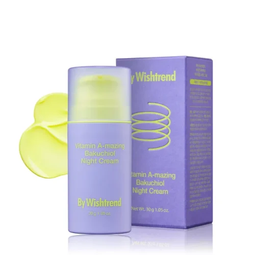 WISHTREND - Crème de nuit au bakuchiol et à la vitamine A, 30g