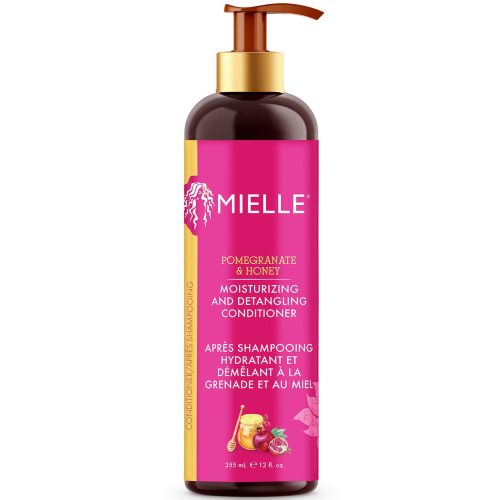 MIELLE ORGANICS - Après-Shampoing Démêlant à la Grenade et au Miel, 340ml