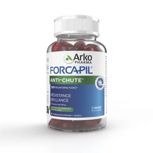 FORCAPIL - Anti-Chute Cheveux & Ongles, 60 Gummies