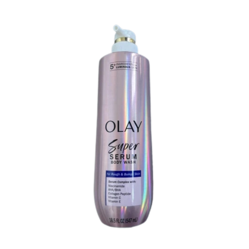 OLAY - Gel Douche Super Sérum Peaux Rugueuses, 547ml